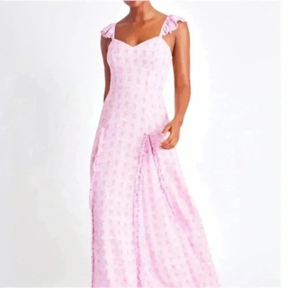 NWT LoveShackFancy Tulonne Dress in Rose Patch Size 4 - Picture 6 of 11